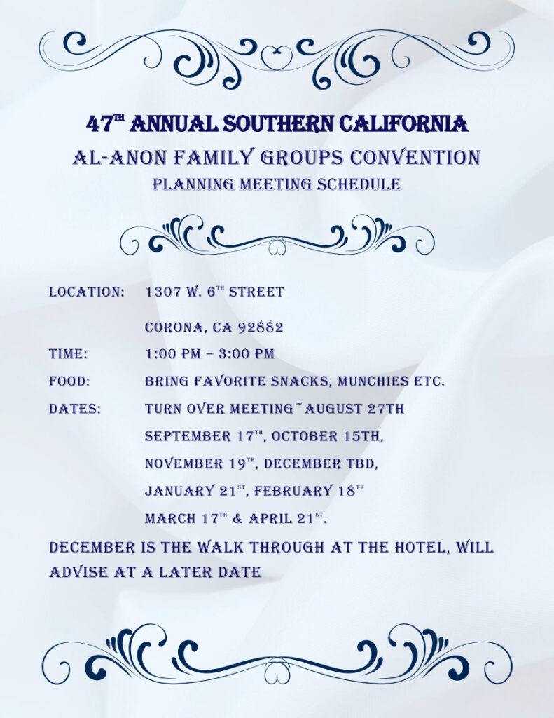 AFG 2024 Planning Meeting Southern California World Service